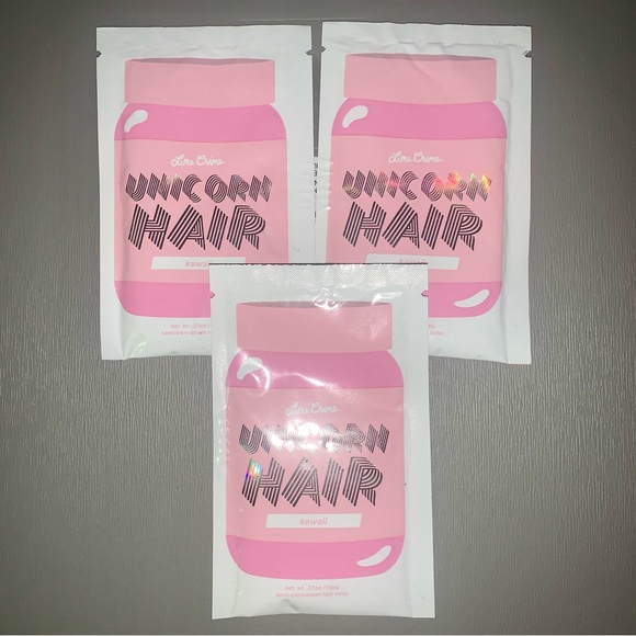 Lime Crime Other - 🆕💕 ‘Kawaii’ Unicorn Hair -Semi Permanent Hair Color - Lime Crime - SET OF 3